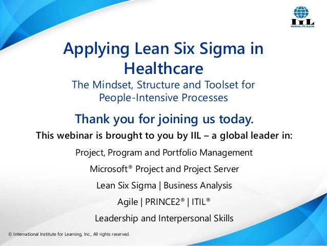 six sigma pdf six sigma for service processes